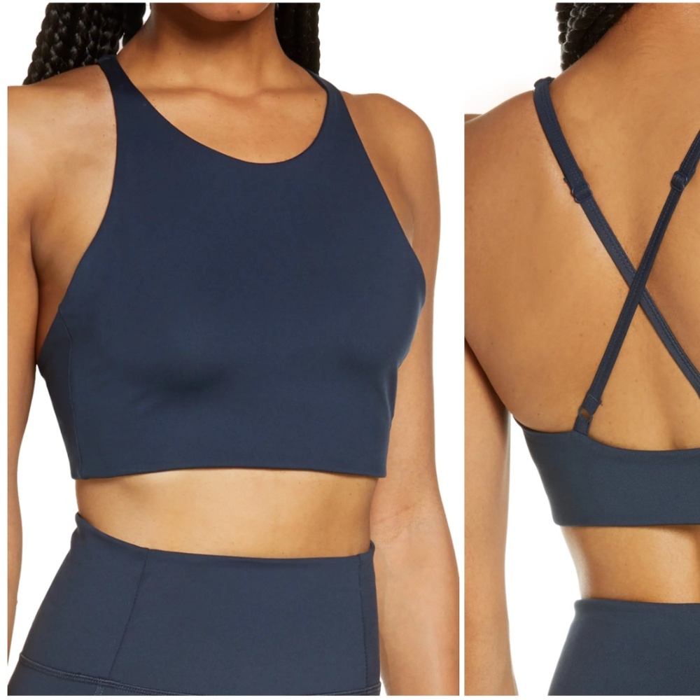 Girlfriend Collective Topanga Bra - Midnight